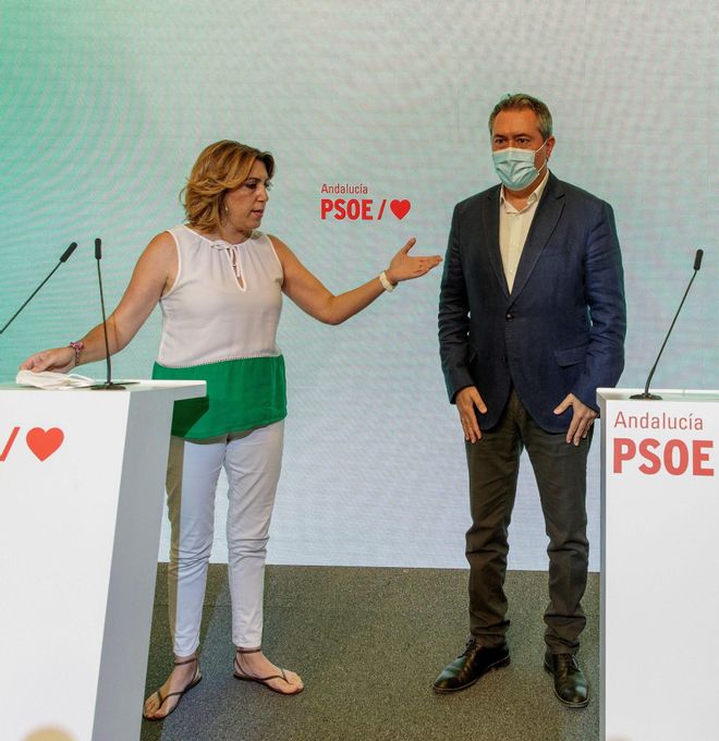 Espadas y Susana Díaz seguirán como senadores por Andalucía