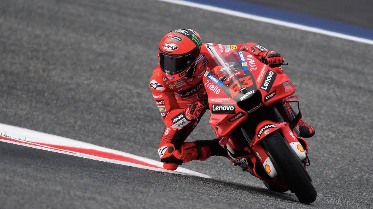 Bagnaia, contento con el segundo mejor tiempo, destaca el trabajo del equipo