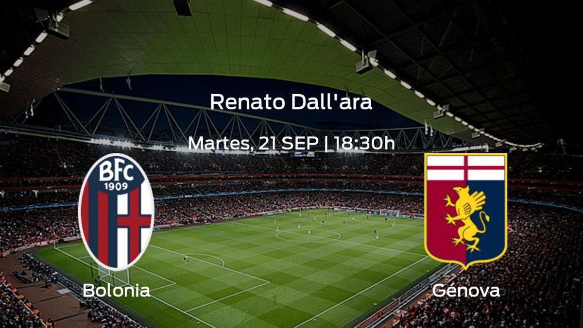 Previa del partido: Bolonia - Génova Previa del partido: Bolonia - Génova