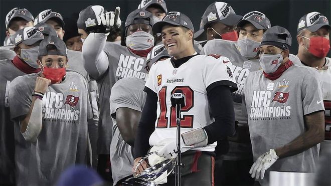 Brady, líder de los Buccaneers Brady, líder de los Buccaneers