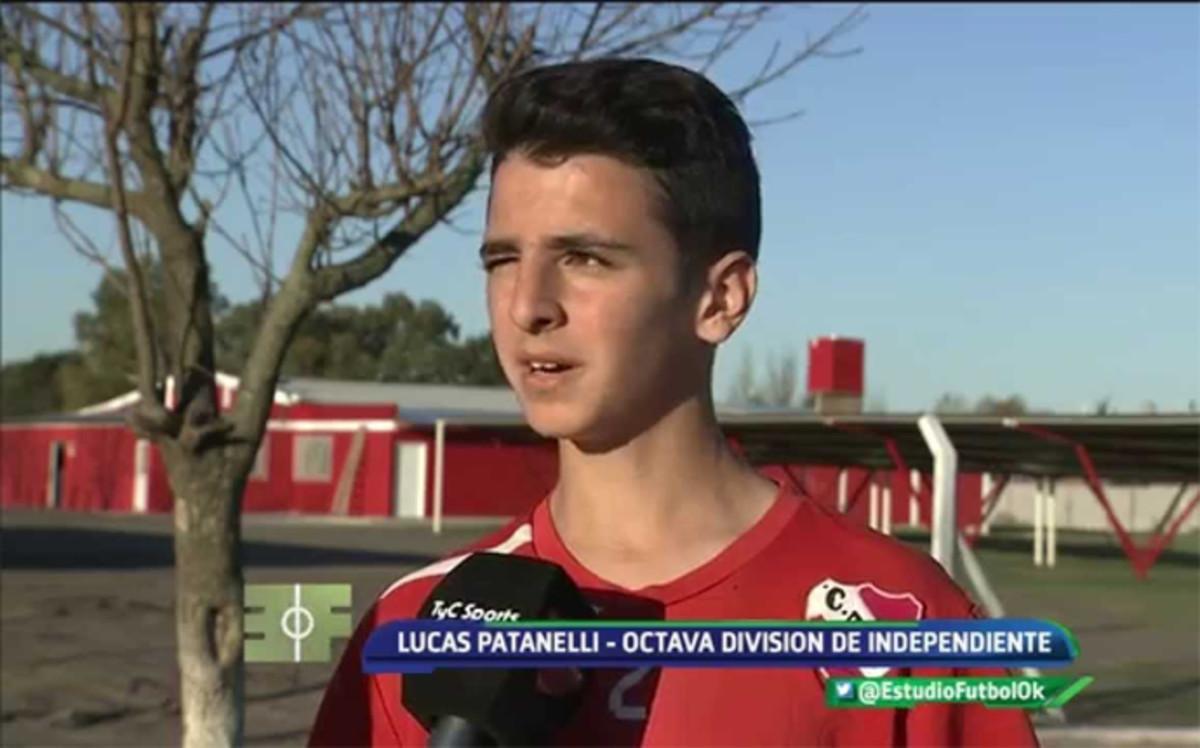 Lucas Patanelli, jugador de Independiente