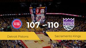 Victoria de Sacramento Kings ante Detroit Pistons por 107-110 Victoria de Sacramento Kings ante Detroit Pistons por 107-110