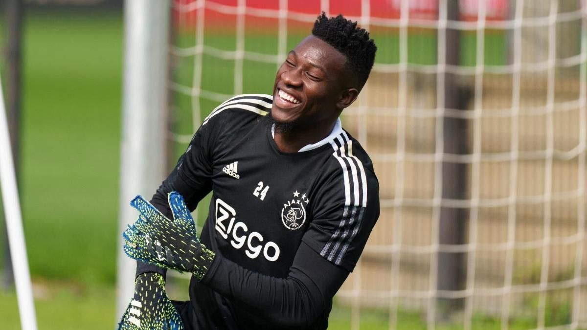 Onana, jugador del Ajax Onana, jugador del Ajax