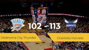 Charlotte Hornets se hace con la victoria contra Oklahoma City Thunder por 102-113 Charlotte Hornets se hace con la victoria contra Oklahoma City Thunder por 102-113