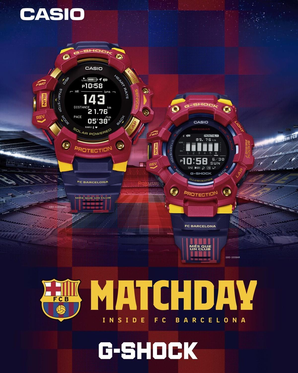 trabajo moverse obtener G-SHOCK lanza nuevo reloj en colaboración con Matchday: Inside Futbol Club  Barcelona