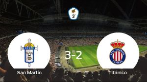 Los tres puntos se quedan en casa: San Martín 3-2 Real Titánico Los tres puntos se quedan en casa: San Martín 3-2 Real Titánico