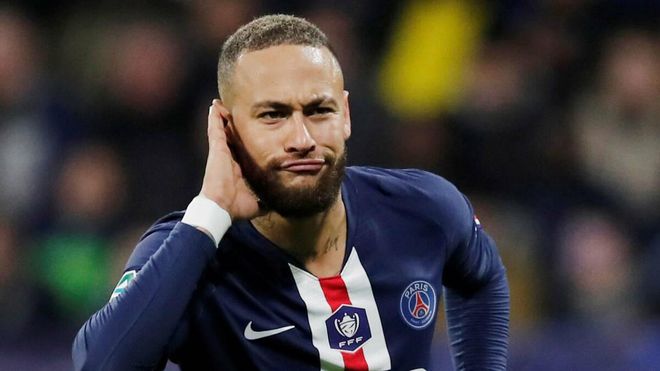 Neymar Jr. celebrando un gol con el PSG Neymar Jr. celebrando un gol con el PSG