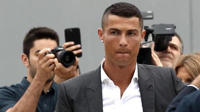Cristiano, estrella mediática en Turín Cristiano, estrella mediática en Turín
