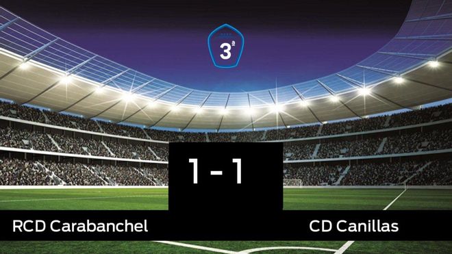El Canillas saca un punto al RCarabanchel a domicilio 1-1 El Canillas saca un punto al RCarabanchel a domicilio 1-1