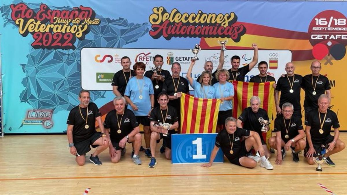 Catalunya, dominadora absoluta del Campionat dEspanya de Veterans