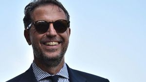 Paratici en la previa de un partido de la Juventus Paratici en la previa de un partido de la Juventus
