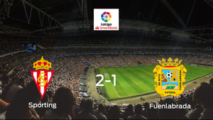 Triunfo del Real Sporting ante el CF Fuenlabrada (2-1) Triunfo del Real Sporting ante el CF Fuenlabrada (2-1)