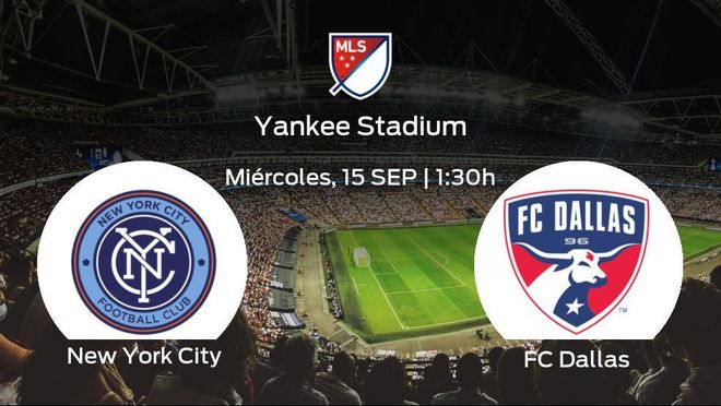 Previa del encuentro: el New York City recibe al FC Dallas Previa del encuentro: el New York City recibe al FC Dallas