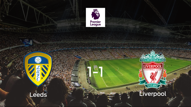 El Leeds United y el Liverpool reparten los puntos tras empatar a uno El Leeds United y el Liverpool reparten los puntos tras empatar a uno