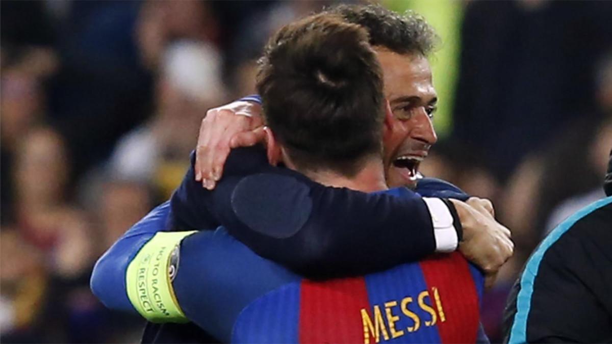 Lionel Messi's praise for Luis Enrique in FourFourTwo