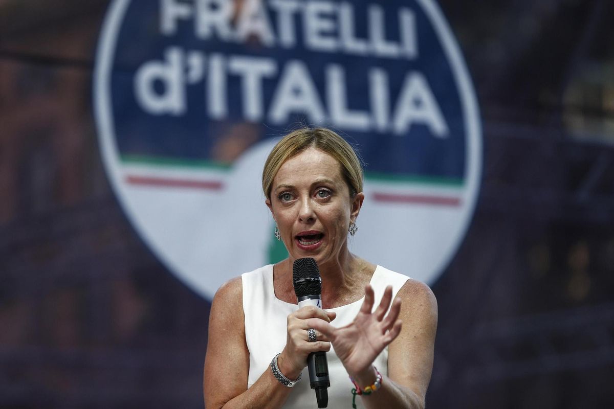 La líder de Hermanos de Italia, Giorgia Meloni La líder de Hermanos de Italia, Giorgia Meloni