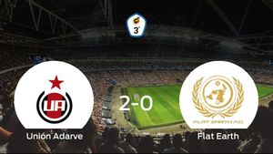 Los tres puntos se quedan en casa: Unión Adarve 2-0 Flat Earth Los tres puntos se quedan en casa: Unión Adarve 2-0 Flat Earth