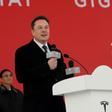 FILE PHOTO: Tesla CEO Elon Musk speaks at the groundbreaking ceremony for Teslas Shanghai Gigafactory in Shanghai,