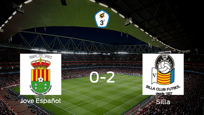 El Silla CF se lleva la victoria después de derrotar 0-2 al Jove Español El Silla CF se lleva la victoria después de derrotar 0-2 al Jove Español
