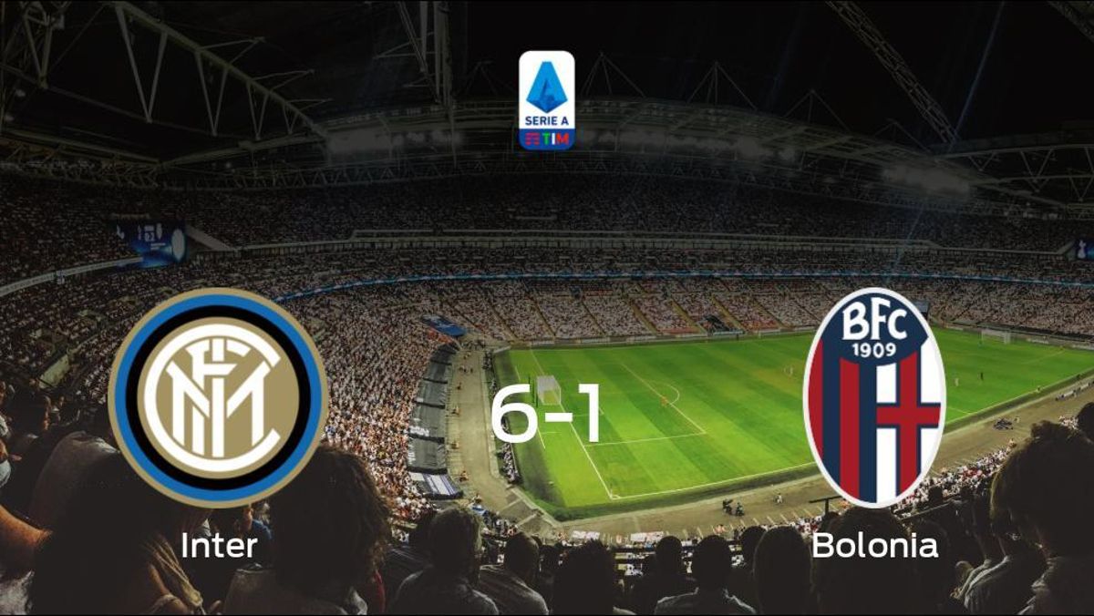 El Inter se queda con los tres puntos frente al Bolonia (6-1) El Inter se queda con los tres puntos frente al Bolonia (6-1)