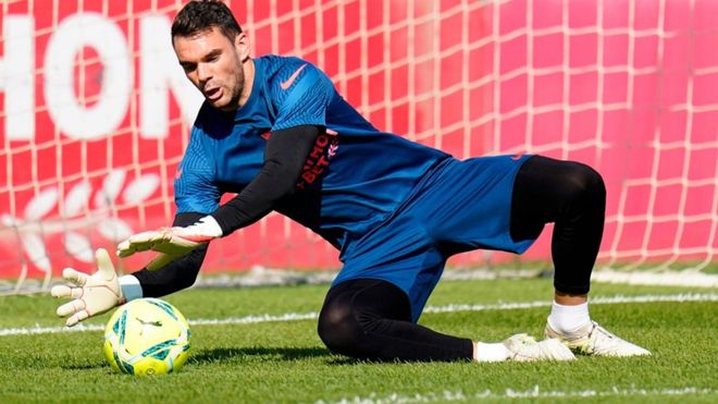 Juan Soriano, portero del Sevilla Juan Soriano, portero del Sevilla