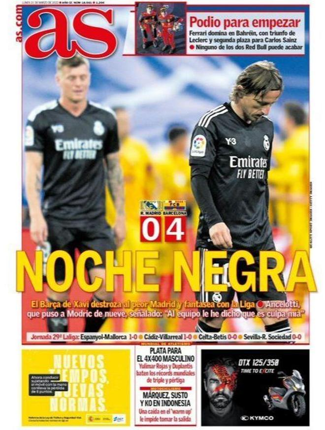 Estas son las portadas de la prensa deportiva