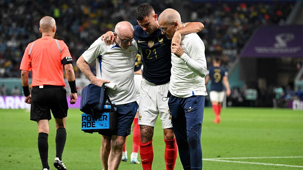 Francia - Australia | Lucas Hernández se retiró lesionado en el minuto 9