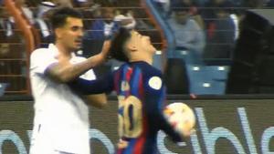 Ceballos, en el momento de su desafortunada acción