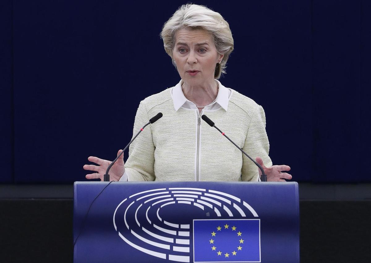 Ursula Von der Leyen, presidenta de la Comisión Europea.