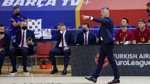 Jasikevicius, contento con la actuación de su equipo Jasikevicius, contento con la actuación de su equipo