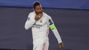 Sergio Ramos trató de animar a sus compañeros Sergio Ramos trató de animar a sus compañeros