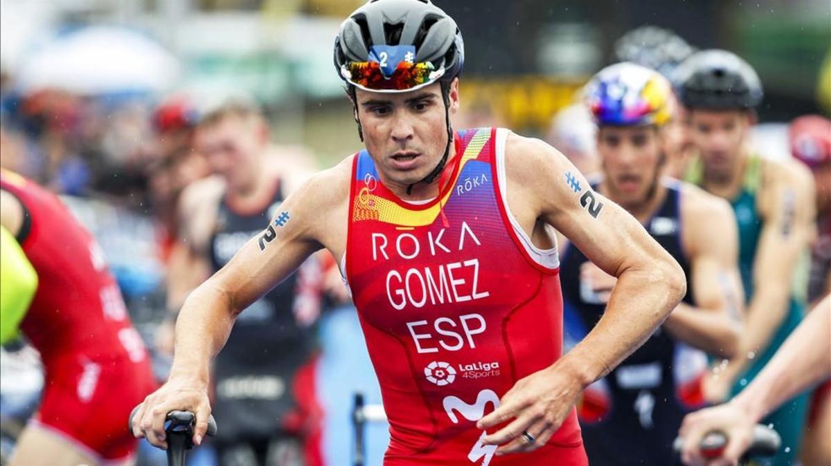 Buen debut de Gómez Noya en un Ironman