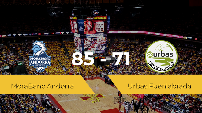 El MoraBanc Andorra logra derrotar al Urbas Fuenlabrada (85-71) El MoraBanc Andorra logra derrotar al Urbas Fuenlabrada (85-71)