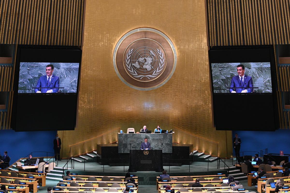 Sánchez dice en ONU que guerra en Ucrania no debe hacer perder la esperanza