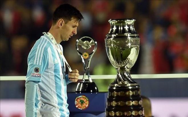Messi, tras la final de la Copa América Messi, tras la final de la Copa América