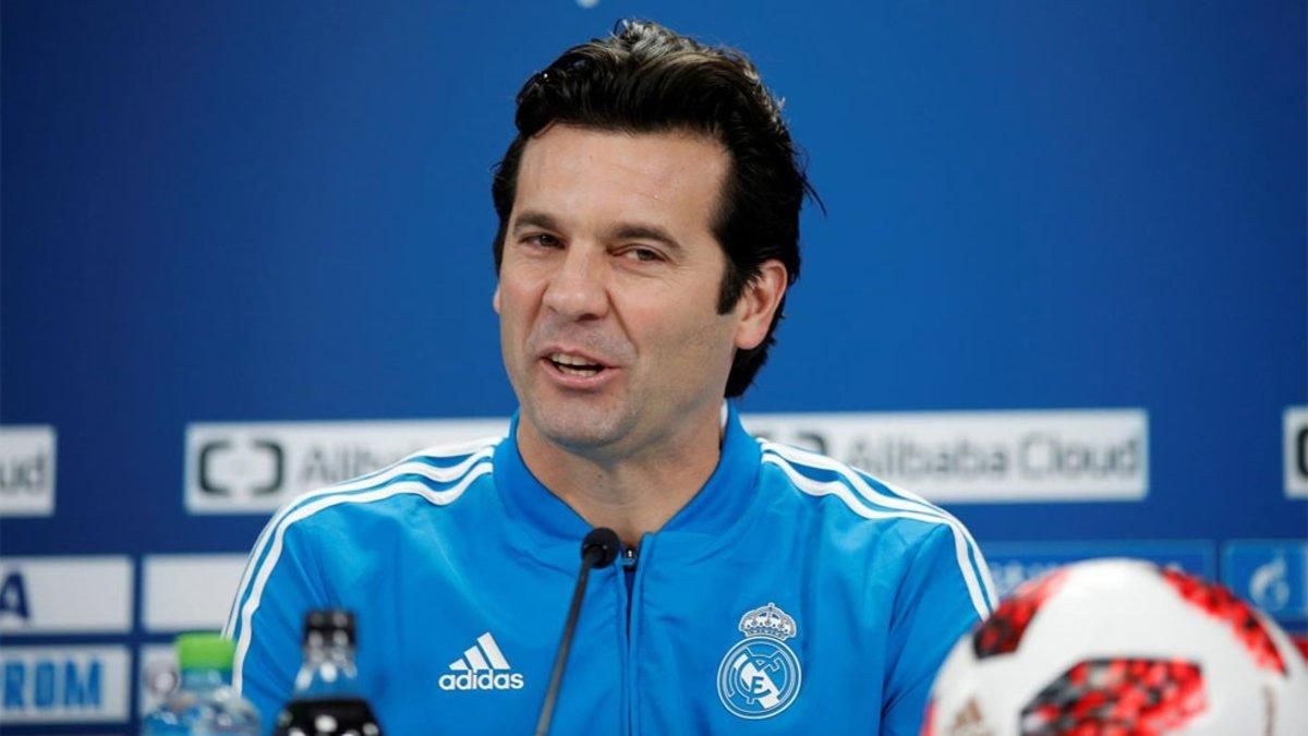 Solari, en rueda de prensa Solari, en rueda de prensa
