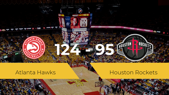Atlanta Hawks derrota a Houston Rockets (124-95) Atlanta Hawks derrota a Houston Rockets (124-95)
