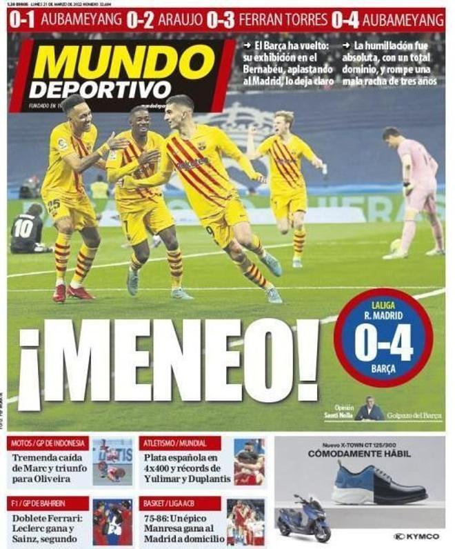 Estas son las portadas de la prensa deportiva