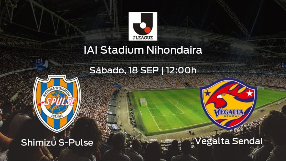 Jornada 29 de Liga Japonesa J1: previa del duelo Shimizu S-Pulse - Vegalta Sendai Jornada 29 de Liga Japonesa J1: previa del duelo Shimizu S-Pulse - Vegalta Sendai
