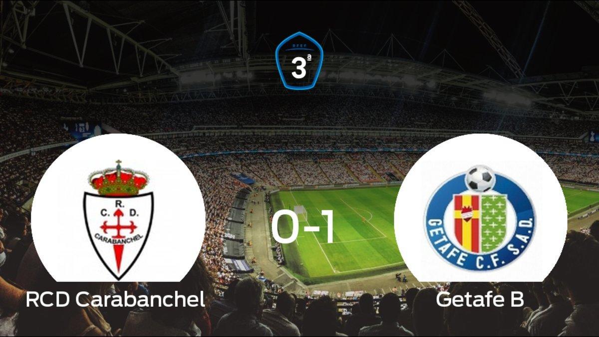 El Getafe B ganó a domicilio al RCarabanchel (0-1)