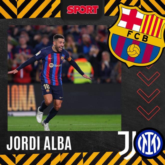 Jordi Alba tampoco tiene asegurada su continuidad en el club. En la Serie A, Juventus e Inter estarían interesados en ficharlo.