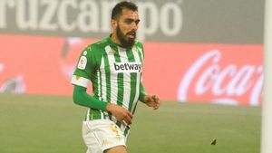 Borja Iglesias, delantero centro del Real Betis Borja Iglesias, delantero centro del Real Betis
