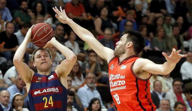 El FC Barcelona Lassa no pudo volver con un triunfo en Valencia BC El FC Barcelona Lassa no pudo volver con un triunfo en Valencia BC
