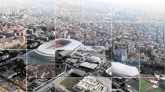 El Barcelona y el Ayuntamiento presentan el acuerdo por el Espai Barça El Barcelona y el Ayuntamiento presentan el acuerdo por el Espai Barça