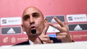 Luis Rubiales, presidente de la Federación Española Luis Rubiales, presidente de la Federación Española
