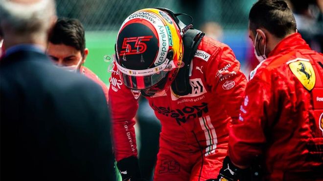 Sainz, tras la carrera Sainz, tras la carrera