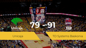 El TD Systems Baskonia se impone al Unicaja por 79-91 El TD Systems Baskonia se impone al Unicaja por 79-91