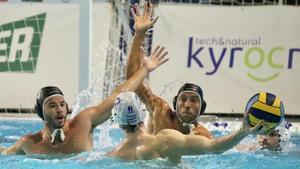 El Sabadell en su partido de cuartos contra el Tenerife