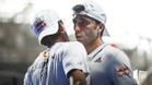 Lebrón y Galán, durante una prueba del World Padel Tour