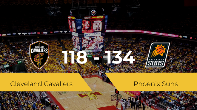 Phoenix Suns logra ganar a Cleveland Cavaliers (118-134) Phoenix Suns logra ganar a Cleveland Cavaliers (118-134)
